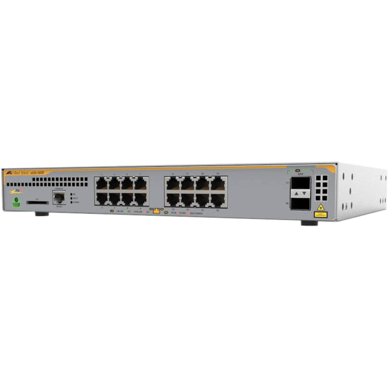 Allied Telesis AT-X230-18GP-R-90 L3 Gigabit PoE+ Switch with 16 Ports and 2 SFP Slots