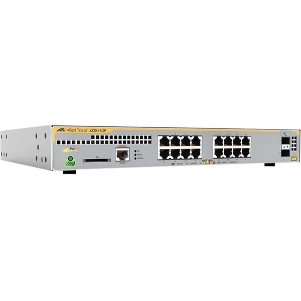 Allied Telesis AT-X230-18GP-R-90 L3 Gigabit PoE+ Switch with 16 Ports and 2 SFP Slots