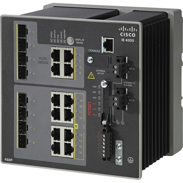 Cisco IE-4000-4S8P4G-E Layer 3 Switch Cisco Systems, Inc