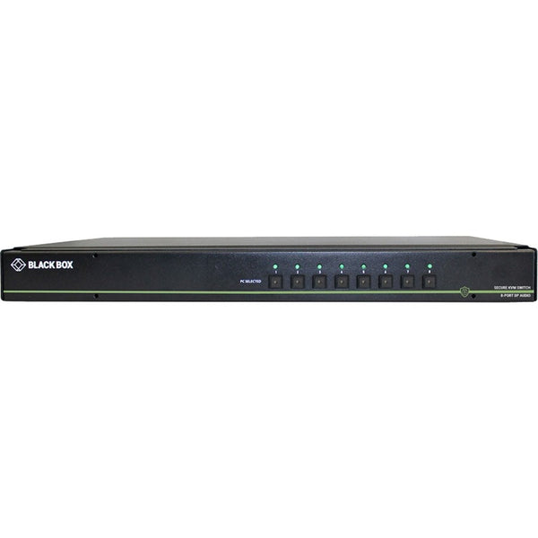 Black Box Secure Kvm Switch, Niap 3.0 Certified-8-Port, Single-Monitor, Displayport 4K30,