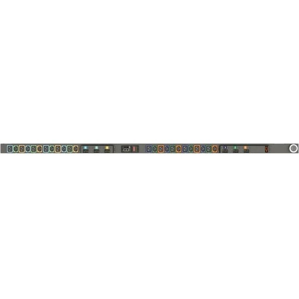 Vertiv Geist NR30049L 24-Outlets Monitored Rack PDU, 3P+E (IP44), Vertical