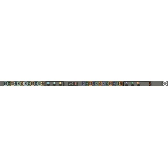 Vertiv Geist NR30049L 24-Outlets Monitored Rack PDU, 3P+E (IP44), Vertical
