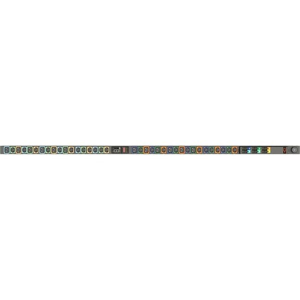Vertiv Geist NR30033L 36-Outlets Monitored Vertical Rack PDU, 24xC13 & 12xC19, 3P+N+E Plug, 0U