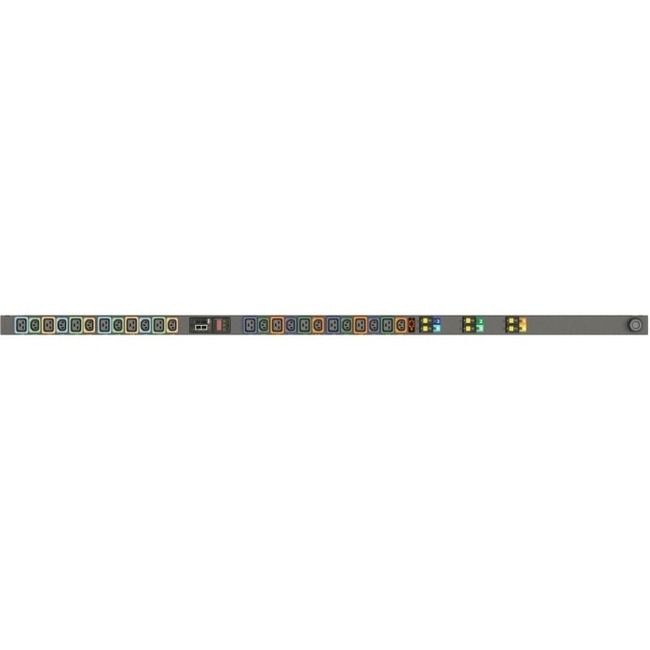 Vertiv Geist NS30036L 24-Outlets Switched PDU, 3P+N+E, Vertical Rack-Mountable