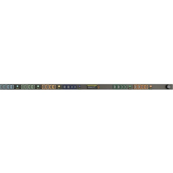 Vertiv Geist MN01X8W1-24PBB8-6PS15B0A10-S 24-Outlets Rack PDU, 208V, IEC 60309, Vertical Mount