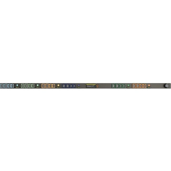 Vertiv Geist MN01X8W1-24PBB8-6PS15B0A10-S 24-Outlets Rack PDU, 208V, IEC 60309, Vertical Mount