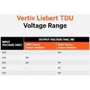 Vertiv Liebert TDU-6000RTL630 | 6000VA Step Down Transformer | 2U Rack/Tower | 10 NEMA Outlets | 94% AC Efficiency