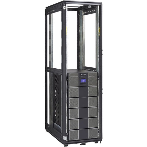 Eaton 9PXM 4-20kVA 208/240V N+1 Split-Phase Modular Scalable Online Double-Conversion UPS Cabinet, Hardwired Input / Output, Cybersecure Network Card Option, 21U, TAA Eaton Corporation