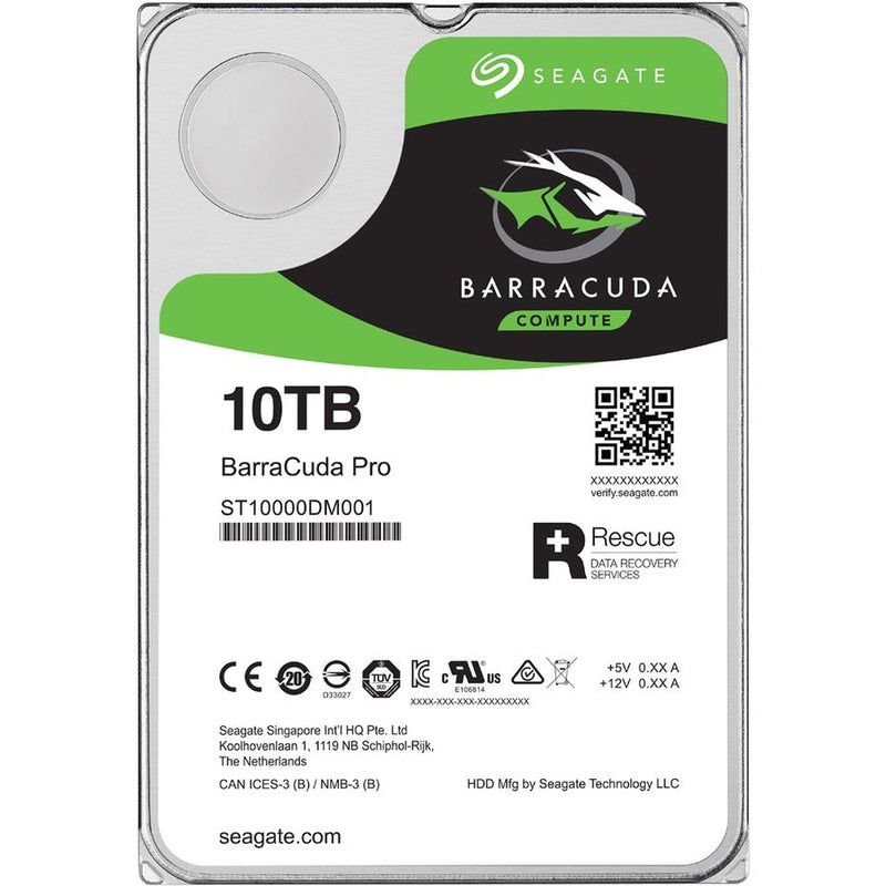 Seagate BarraCuda ST10000DM001 10 TB Hard Drive - 3.5" Internal - SATA (SATA/600) Seagate Technology