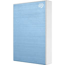 Seagate Backup Plus Portable STHP5000402 5 TB Portable Hard Drive - 2.5" External - Light Blue Seagate Technology