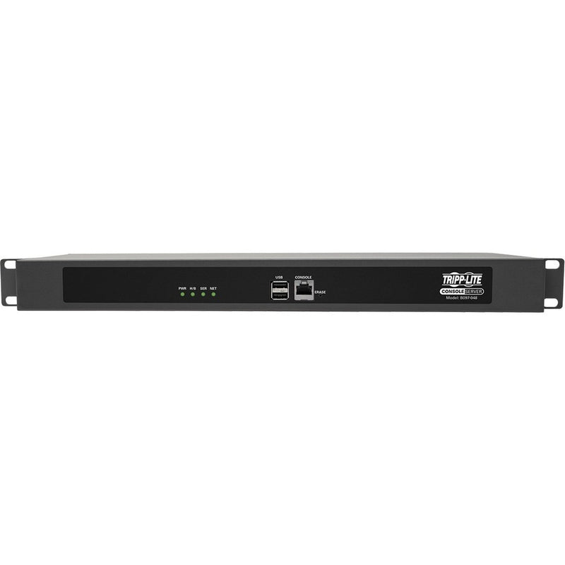 Eaton Tripp Lite 48-Port Serial Console Server, Dual GbE, USB, TAA, 1U Rack/Desktop (B097-048-INT)