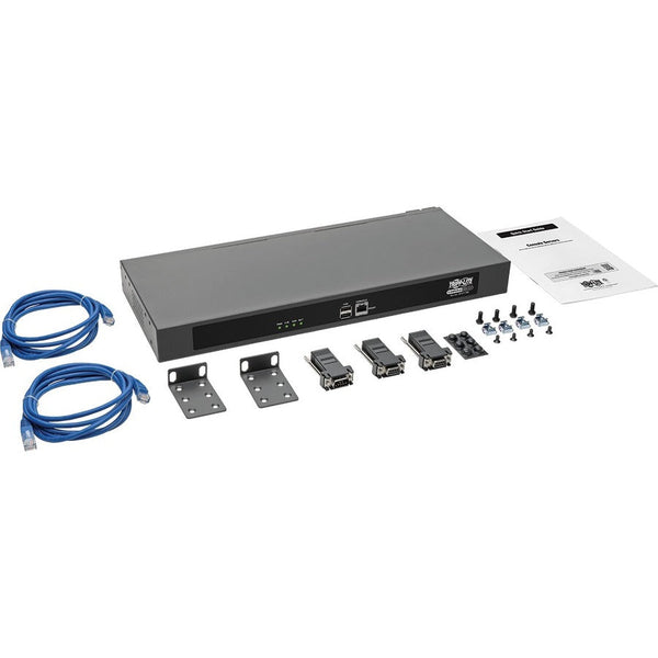 Eaton Tripp Lite Series 48-Port Serial Console Server, USB Ports (2) - Dual GbE NIC, 4 Gb Flash, Desktop/1U Rack, CE, TAA Eaton Corporation