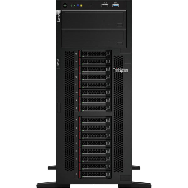 Lenovo ThinkSystem ST550 7X10A0B3NA 4U Tower Server - 1 Xeon Silver 4210 2.20 GHz - 16 GB RAM - 12Gb/s SAS, Serial ATA/600 Controller Lenovo Group Limited