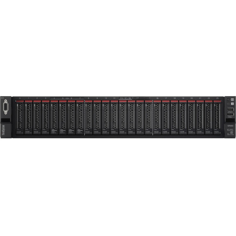 Lenovo ThinkSystem SR650 7X06A0FKNA 2U Rack Server - 1 x Intel Xeon Silver 4216 2.10 GHz - 32 GB TruDDR4 RAM - 12Gb/s SAS, SATA Controller