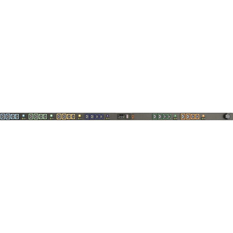 Vertiv Geist rPDU MN03E8W1-24PBB8-6PS15D0A10-S 24-Outlets Monitored PDU, 17.2kW, 60A, 3P+E (IP67), TAA Compliant
