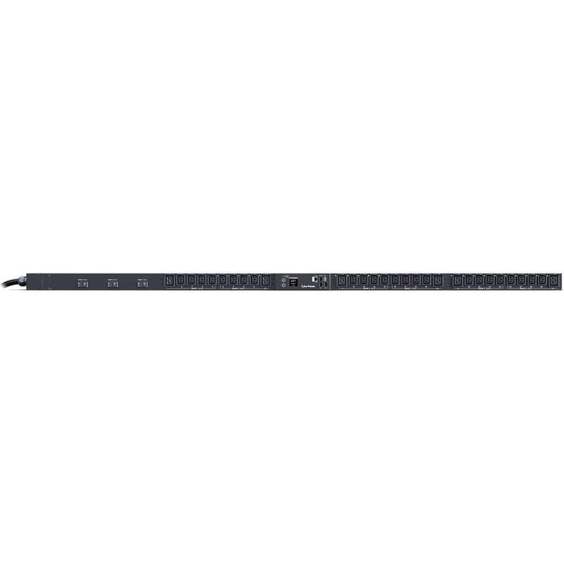 Cybernet 200-240V/30A, 0U, (24) C13 + (6) C19, Iec-309 30A Blue (3P+E)