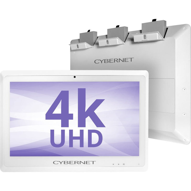 Cybernet CyberMed S S24K All-in-One Computer - Intel Core i5 6th Gen i5-6200U - 8 GB - 128 GB SSD - 23.6" 4K UHD Touchscreen - Desktop - White Cybernet Manufacturing, Inc