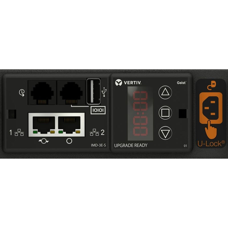 Vertiv Geist UU30009L Switched rPDU – 11kW | 36 Outlets (C13/C19) | Universal Input 16A–60A | Vertical 0U
