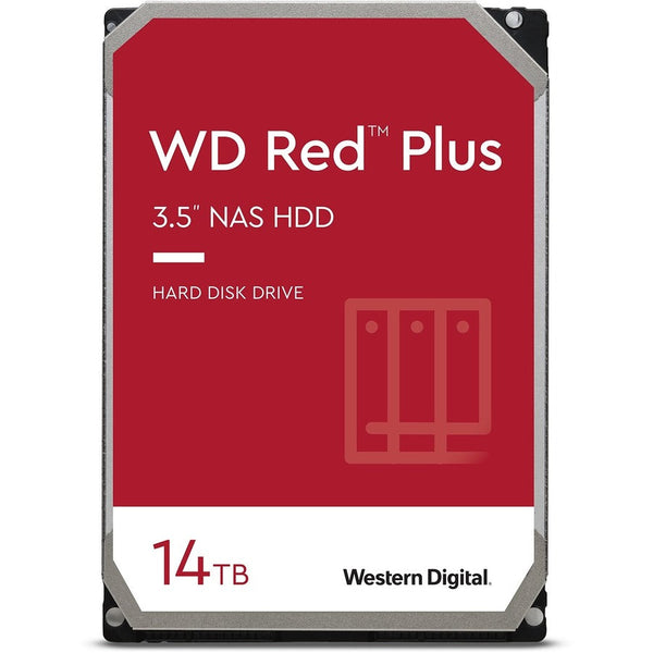 Western Digital Red Plus WD140EFFX 14 TB Hard Drive - 3.5" Internal - SATA (SATA/600) - Conventional Magnetic Recording (CMR) Method Western Digital Corporation