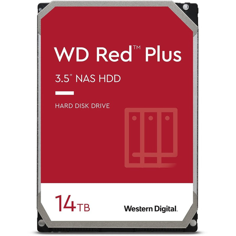 Western Digital Red Plus WD140EFFX 14 TB Hard Drive - 3.5" Internal - SATA (SATA/600) - Conventional Magnetic Recording (CMR) Method Western Digital Corporation