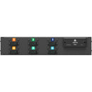 Vertiv Geist UI10022L rPDU DU01X2R1-18PB67-2S02A9F00-S | 18-Outlets | 22kW Basic 3-Phase PDU | Horizontal | U-Lock C13/C19 | 2U Rackmount