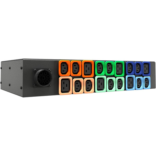 Vertiv Geist rPDU DU03E2R1-18PB67-2S02A9F00-S | 18-Outlets Monitored PDU | 2U Horizontal | Universal Input