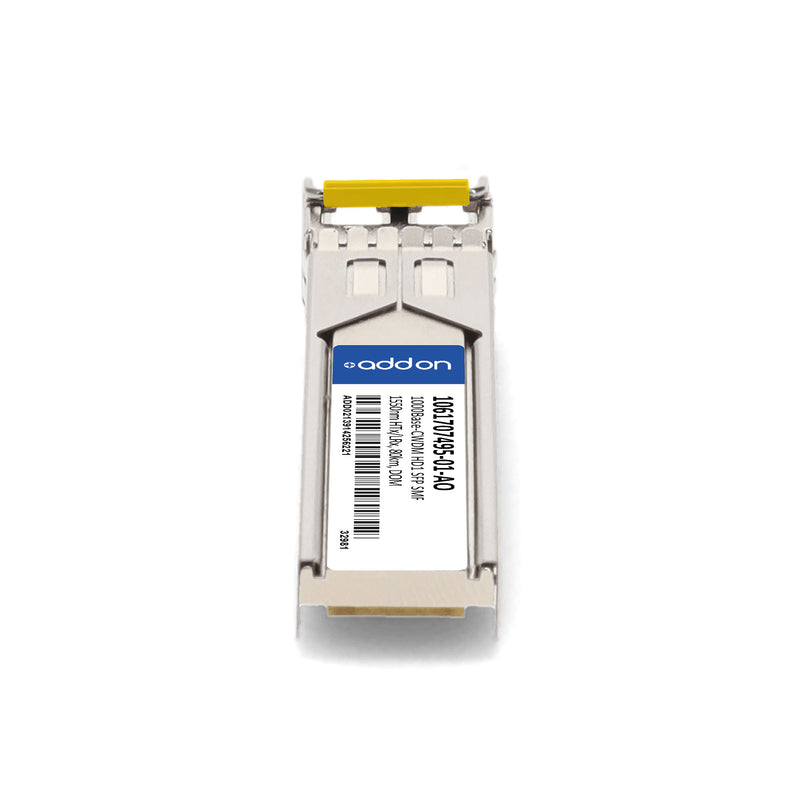 AddOn ADVA® 1061707495-01 Compatible TAA 1000Base-CWDM HD1 SFP Transceiver (SMF, 1550nm HTx/LRx, 80km, LC, DOM)