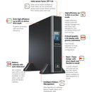 Vertiv Liebert GXT5 UPS - 1500VA/1500W 230V | Online Double Conversion Rack/Tower | 2U