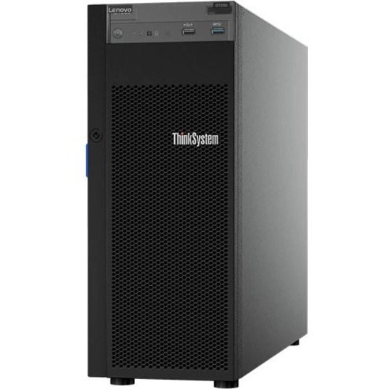 Lenovo ThinkSystem ST250 7Y45A04FNA 4U Tower Server - 1 x Intel Xeon E-2288G 3.70 GHz - 16 GB RAM - 4 TB HDD (2 x 2TB) - Serial ATA/600 Controller