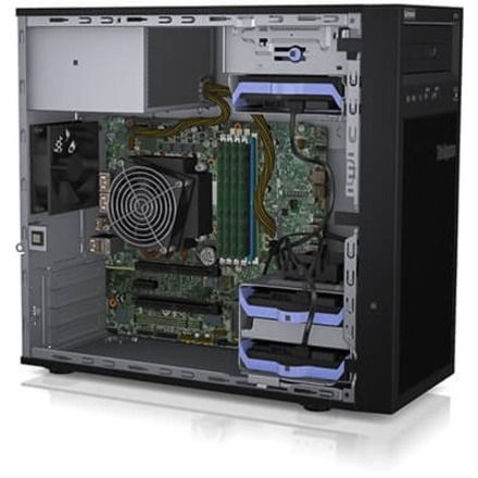 Lenovo ThinkSystem ST50 7Y48A03HNA 4U Tower Server - 1 x Intel Xeon E-2224G 3.50 GHz - 8 GB DDR4 RAM - 2 TB (2 x 1TB) HDD - Windows Server 2019 Essentials