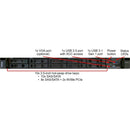 Lenovo ThinkSystem SR250 7Y51A054NA 1U Rack Server - 1 x Intel Xeon E-2224 3.40 GHz - 8 GB RAM - 2 TB HDD (2 x 1TB) - SATA/600