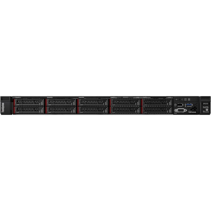 Lenovo ThinkSystem SR250 7Y51A04RNA 1U Rack Server - 1 x Intel Xeon E-2236 3.40 GHz - 8 GB RAM - Serial ATA/600 Controller