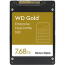Western Digital Gold WDS768T1D0D 7.68 TB Solid State Drive - 2.5" Internal - U.2 (SFF-8639) NVMe (PCI Express NVMe 3.1 x4) - Read Intensive Western Digital Corporation