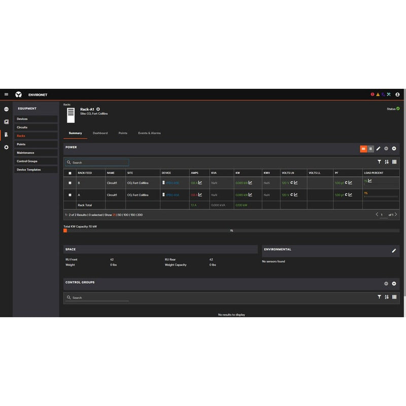 Vertiv Environet Alert Software License – 25 Devices | Data Center Monitoring
