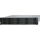 QNAP TL-R1200S-RP 12-Bay Rackmount JBOD Storage Enclosure with Redundant Power Supply – SATA 6Gb/s, Mini-SAS, 2U