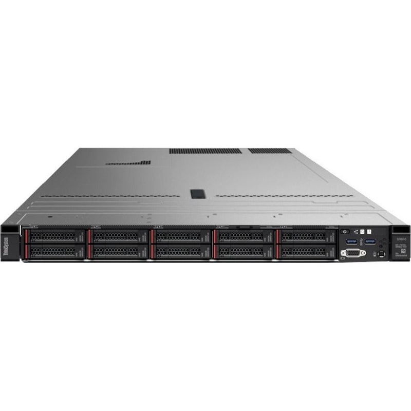Lenovo ThinkSystem SR645 7D2XA017NA 1U Rack Server - 1 x AMD EPYC 7282 2.40 GHz - 16 GB RAM - Serial ATA/600, 12Gb/s SAS Controller