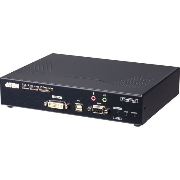 USB SINGLE LINK DVI-I SINGLE DISPLAY KVM OVER IP TRANSMITTER WITH AUDIO & SERIAL