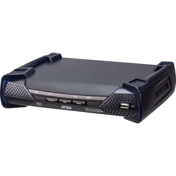 USB SINGLE LINK DVI-I DUAL DISPLAY KVM OVER IP RECEIVER WITH AUDIO & SERIAL