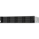 QNAP TS-1273AU-RP-8G Rackmount NAS – AMD Ryzen™ Quad-Core, 8GB DDR4, Dual 2.5GbE, PCIe Expandable, Redundant PSU