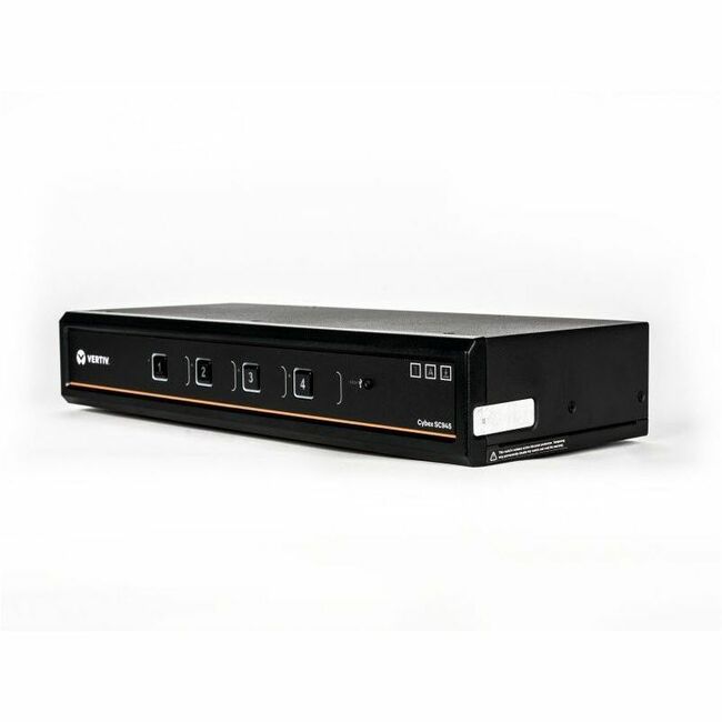 Vertiv Avocent Cybex SC945DPHC-400 Secure KVM Switch – 4-Port, Dual Head, CAC, DisplayPort/HDMI, NIAP 4.0, TAA
