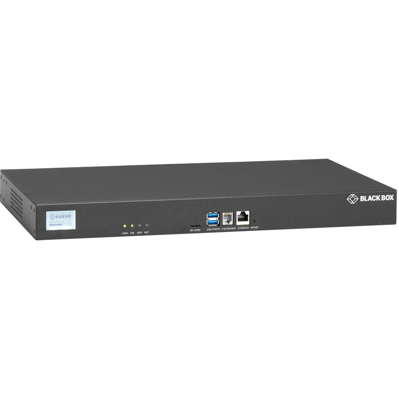 Black Box Console Server - Pots Modem, Dual 10/100/1000, 32-Port, Taa