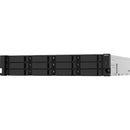 QNAP TS-1232PXU-RP-4G 12-Bay Rackmount NAS with Quad-Core 1.7GHz CPU, Dual 10GbE SFP+, Dual 2.5GbE, and Redundant PSU