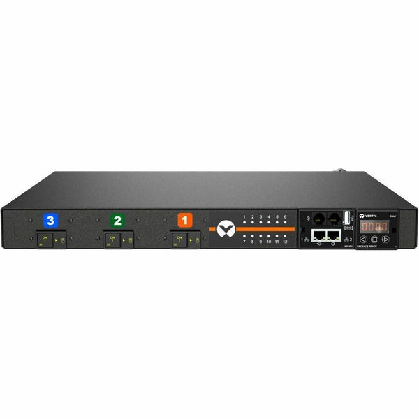 Vertiv Geist Switched rPDU NS30211 - 12 x C13/C19 | 10kW | 3P+E CA | 10ft Cord | Horizontal | TAA Compliant