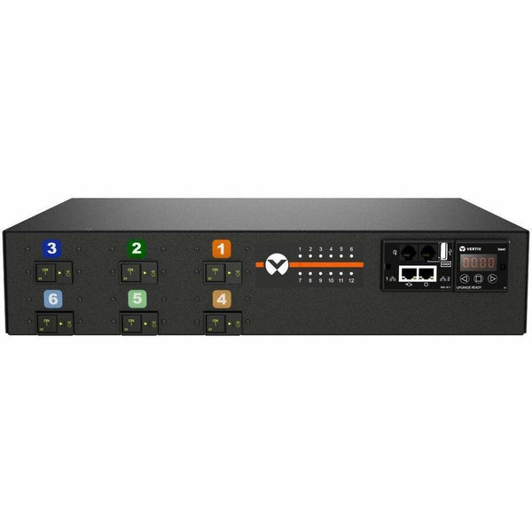 Vertiv Geist NS30214 Switched rPDU 12-Outlets | 60A | 230V | 17.2kW | 2U | IEC 60309 | C13/C19 | Rack-Mount