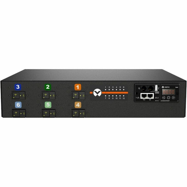 Vertiv Geist rPDU NU30214 | 12-Outlets Switched PDU, 60A 230V, Horizontal 2U