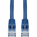 25-PIECES OF 75FT BLUE CAT 6A PVC ETHERNET CABLES SNAGLESS BUBBLE BOOT RJ-45 M/M