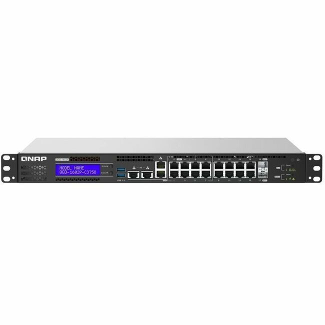 QNAP QGD-1602P-C3558-8G 16-Port Managed PoE++ Ethernet Switch with 2.5GbE & 10GbE SFP+