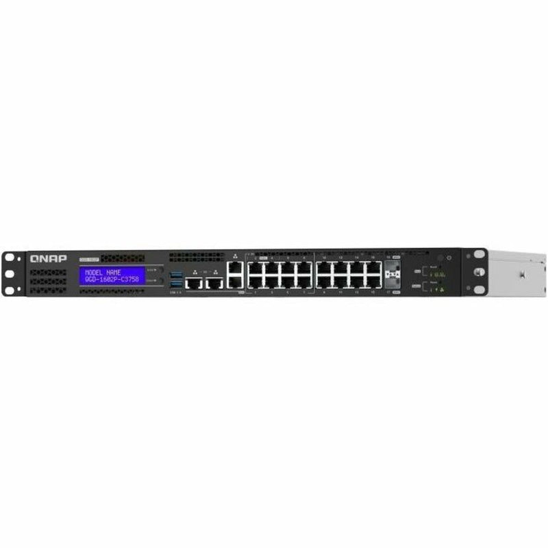 QNAP QGD-1602P-C3558-8G 16-Port Managed PoE++ Ethernet Switch with 2.5GbE & 10GbE SFP+
