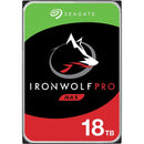Seagate IronWolf Pro ST18000NE000 18 TB Hard Drive - 3.5" Internal - SATA (SATA/600) - Conventional Magnetic Recording (CMR) Method Seagate Technology
