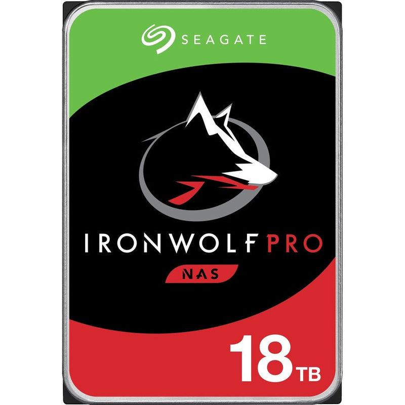 Seagate IronWolf Pro ST18000NE000 18 TB Hard Drive - 3.5" Internal - SATA (SATA/600) - Conventional Magnetic Recording (CMR) Method Seagate Technology